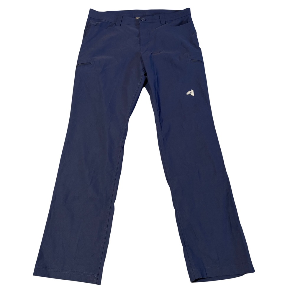 Eddie Bauer First Ascent Pants Womens 12 Blue Hiking Outdoor Stretch 21951062